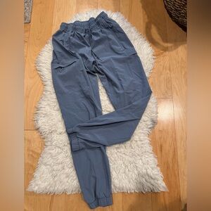 UNIPRO blue joggers cargo pants size small s gym running hiking quick-dry